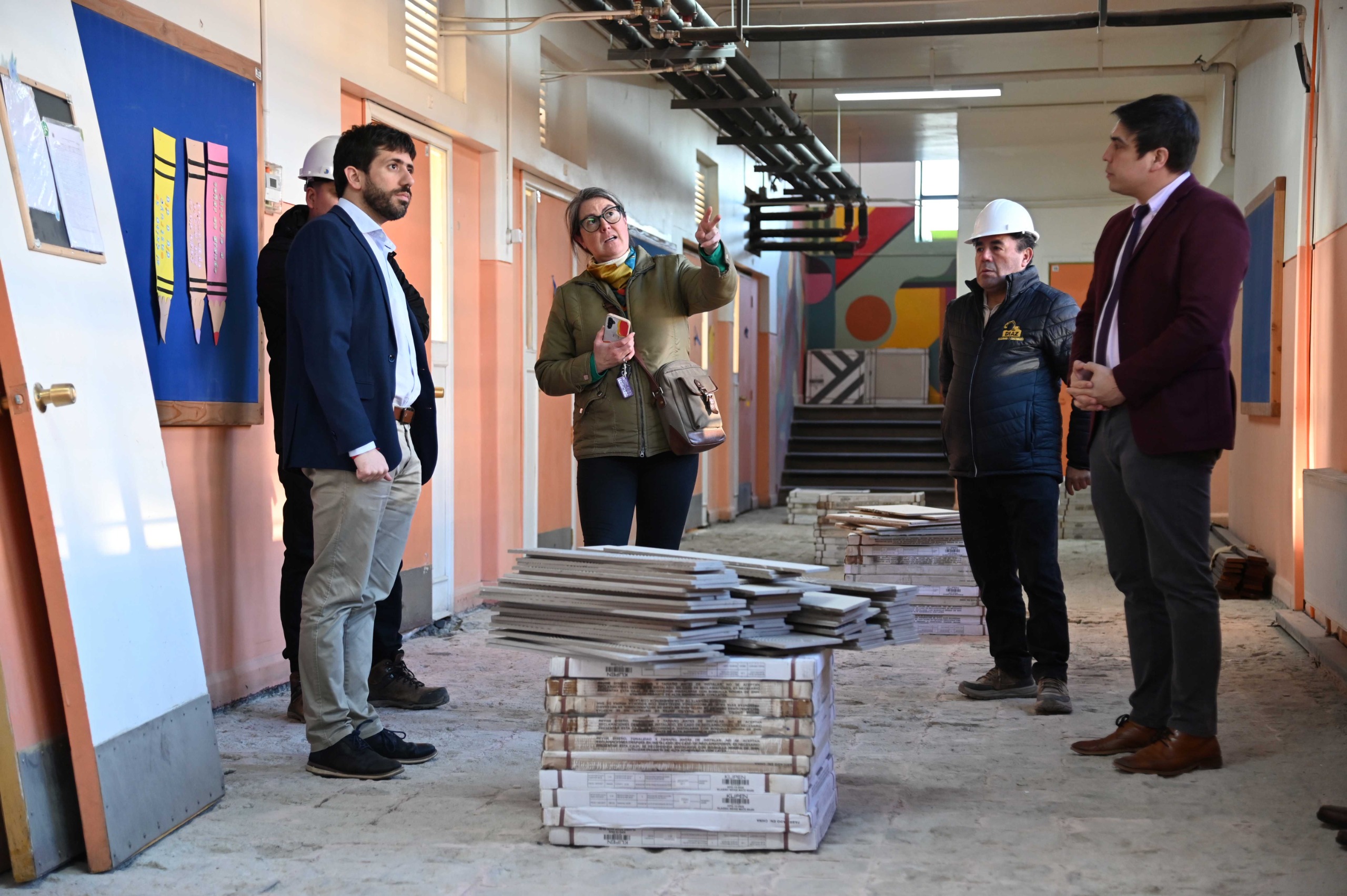 Con una inversión de casi $300 millones: Trabajos en Escuela Croacia superan el 90% de avance