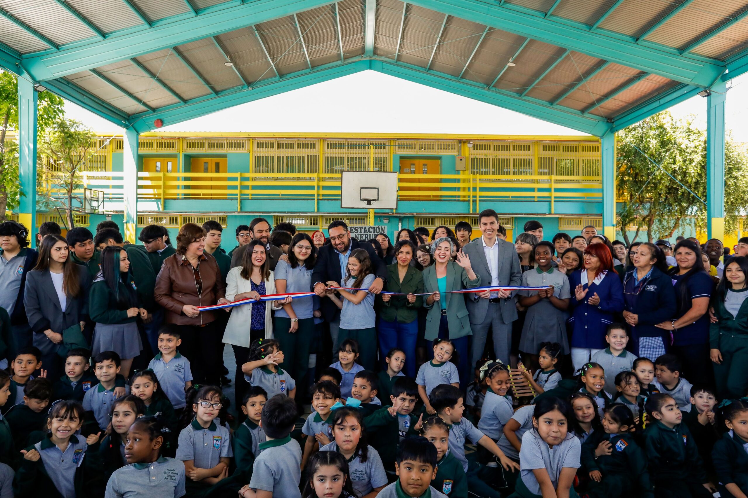 Escuela Poeta Neruda inaugura mejoras en infraestructura para fortalecer la educación pública en San Joaquín