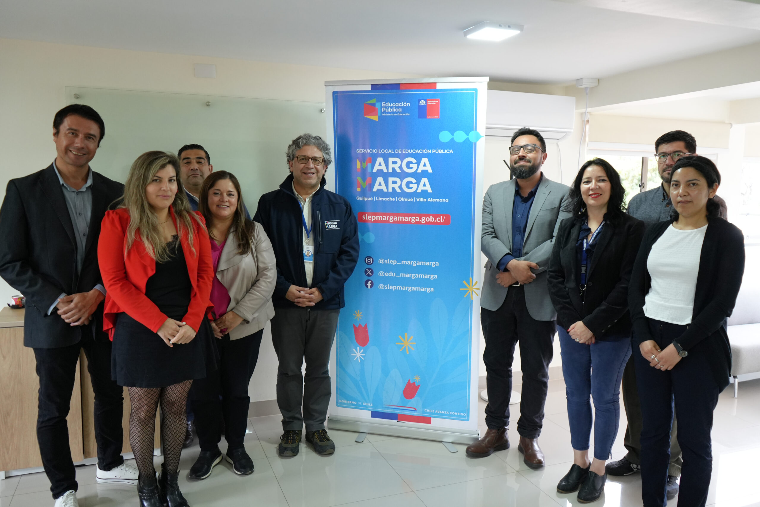 SLEP Marga Marga y Dirección de Educación Pública afinan últimos detalles para desarrollo educativo de cara al traspaso de enero