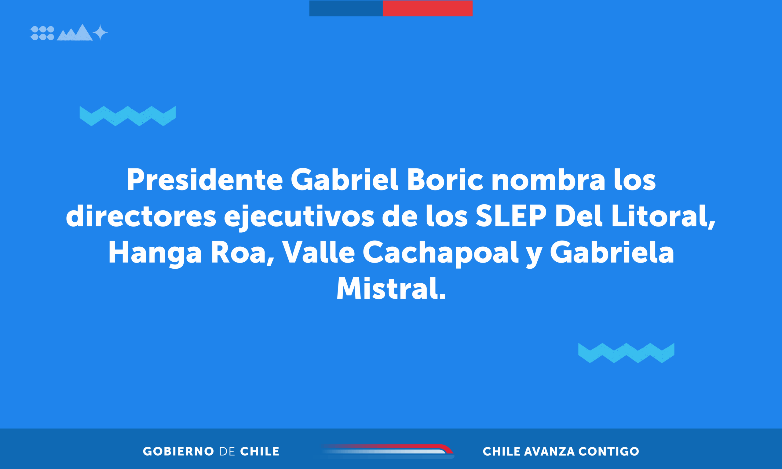 Presidente Gabriel Boric nombra por ADP a cuatro direcciones ejecutivas de Servicios Locales