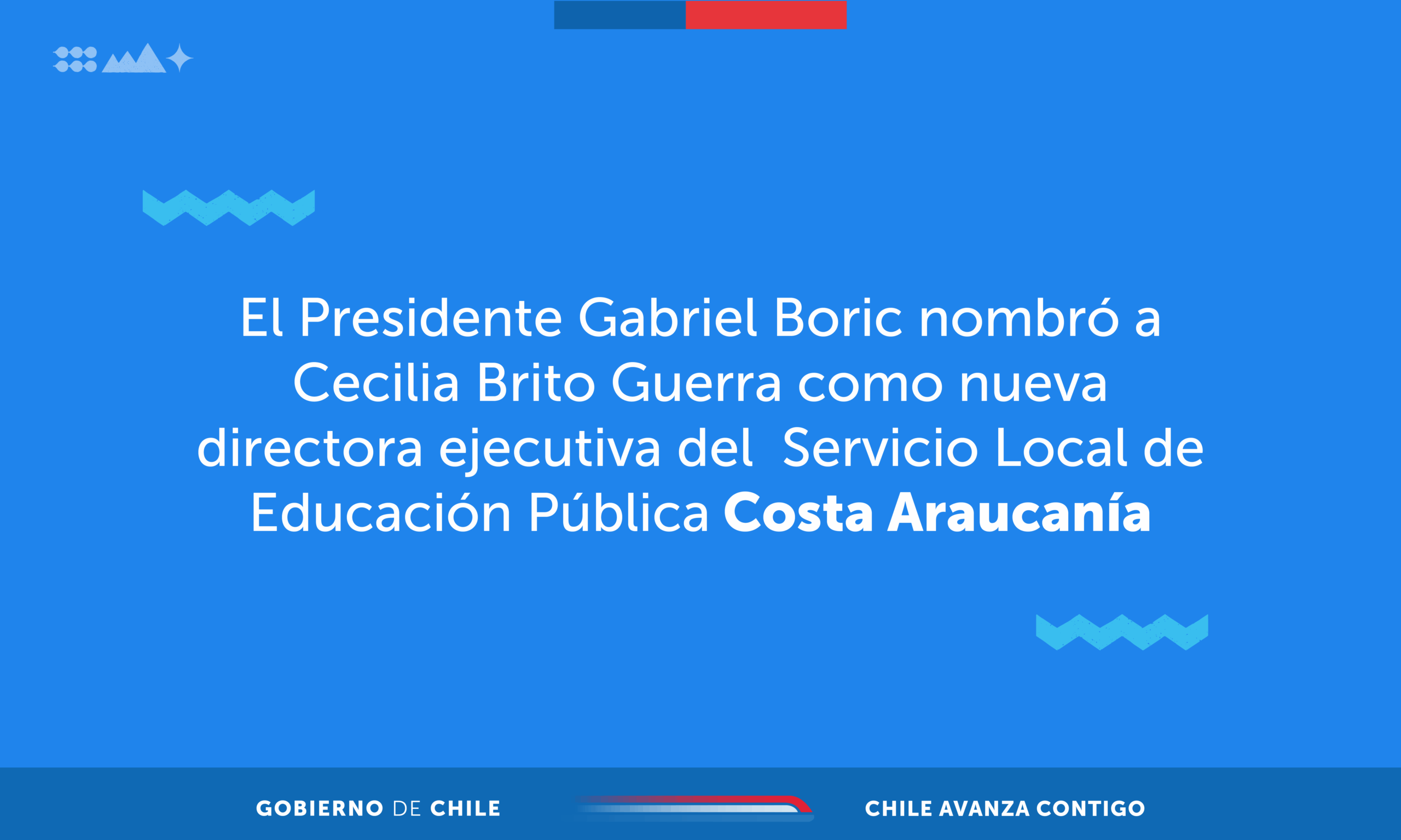 Presidente Gabriel Boric nombra mediante ADP a directora del Servicio Local de Educación Pública Costa Araucanía