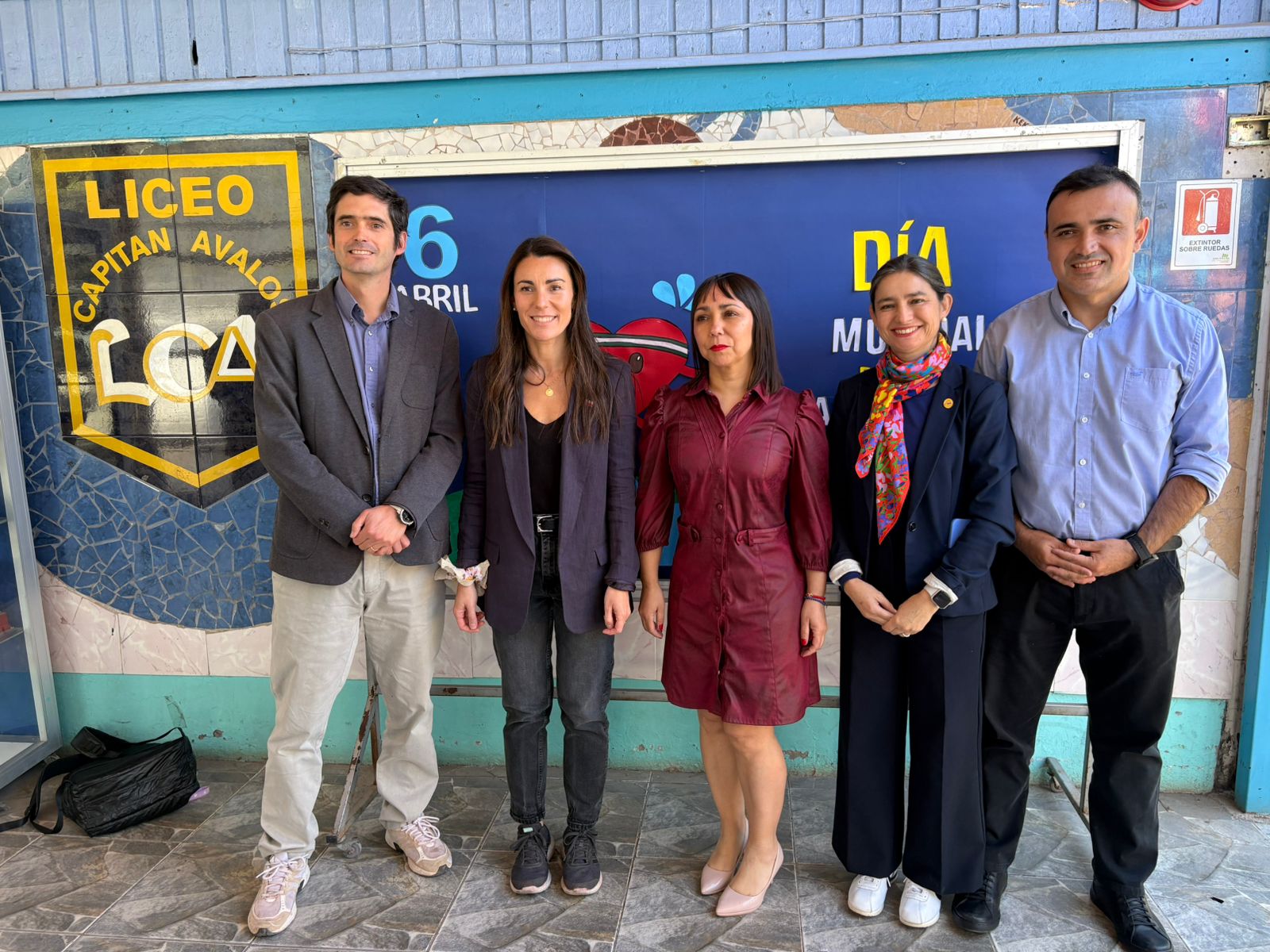 Director (s) Pedro Larraín fue parte del Día de la Actividad Física en Escuela Capitán Ávalos del SLEP Del Pino